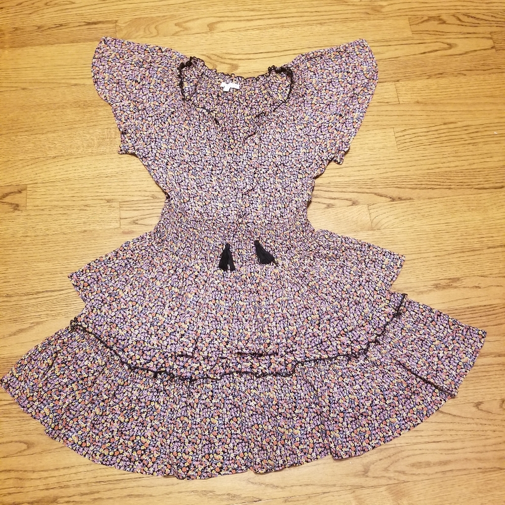 Summer ruffles mini dress